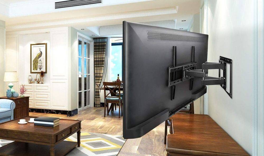 پایه دیواری تلویزیون بازویی برای سایز های ۴۰ تا ۶۰ اینچ دینا مدل D200