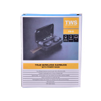 ایرپاد بلوتوثی با پاوربانک دومیکروفون لمسی مدل TWS-F9